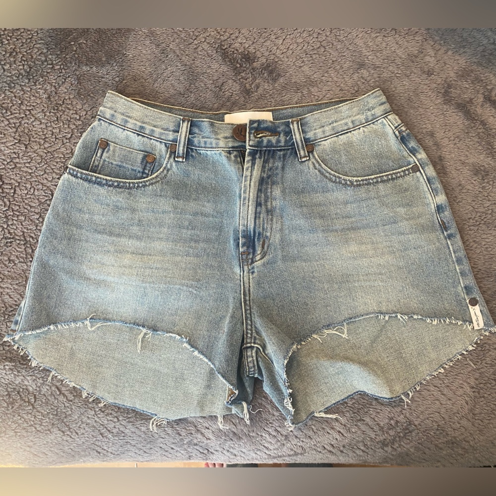 One Teaspoon Cut Off Trucker Shorts